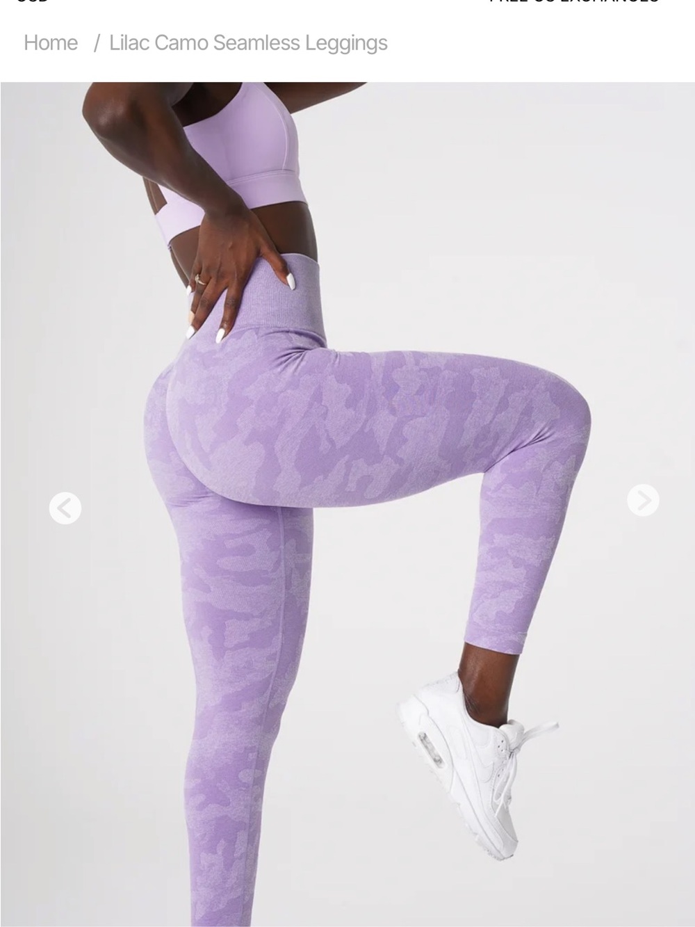 Like New NVGTN Camo Seamless Leggings